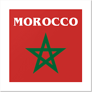 Moroccan Flag Posters and Art